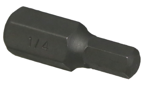 1/4" In-Hex x 10mm Hex 30mm Long T&E Tools P5108