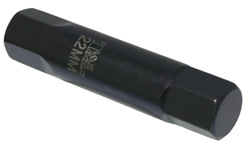 22mm In-Hex x 22mm Hex Insert Bit 107mm Long T&E Tools P7522