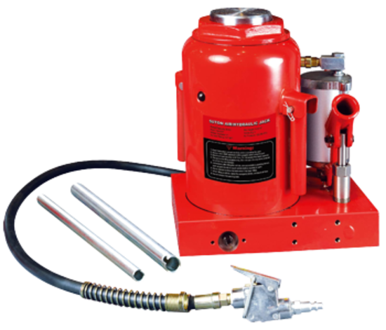 50 Ton Air-Hydraulic Bottle Jack 12.1"-19.1" T&E Tools PB050WB