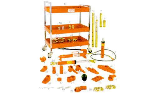 38 Piece 10 Ton Body Repair Kit T&E Tools PP011B
