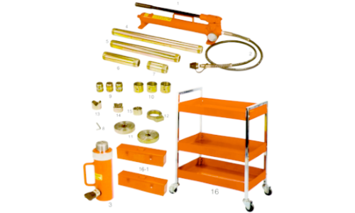 20 Ton Body Repair Kit T&E Tools PP020B