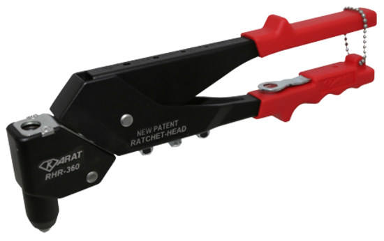 360Deg. Ratchet Head Hand Riveting Tool T&E Tools RHR360