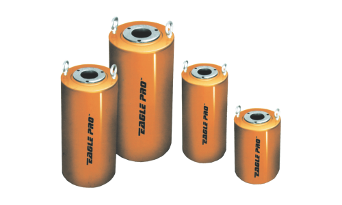 100 Ton Double Acting Hollow Ram 257mm Stroke T&E Tools RRH-10010