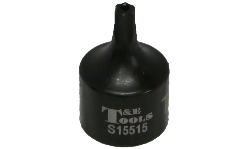 T15 x 1/4"Drive Stubby Tamper Torx-r Impact Socket T&E Tools S15515