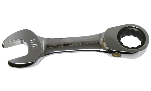 3/4" Stubby Gear Ratchet Wrench T&E Tools S50024