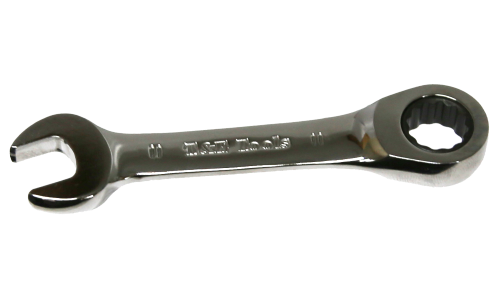 11mm Stubby Gear Ratchet Wrench T&E Tools S51011