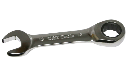 13mm Stubby Gear Ratchet Wrench T&E Tools S51013