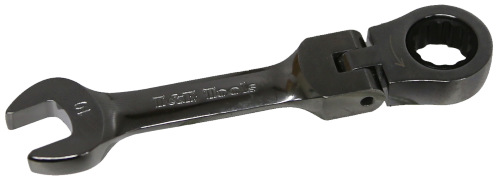 6mm 12Pt. Stubby Flex-Head Ratchet Wrench T&E Tools S59006