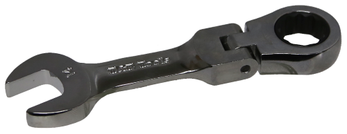 Stubby Flex-Head Ratchet 14mm 12Pt. Wrench T&E Tools S59014