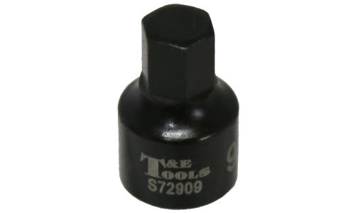 9/32" x 1/4"Drive Stubby In-Hex SAE Impact Socket T&E Tools S72909