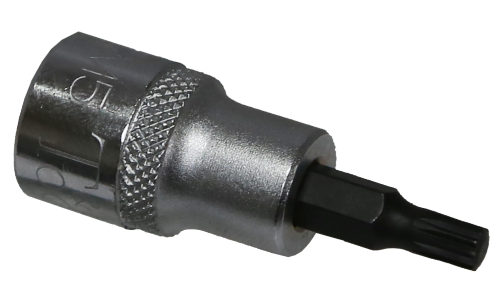 M5 Spline x 3/8"Drive Socket 50mm Long T&E Tools S7305