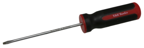 3.2 x 100mm Slotted S2 Steel Screwdriver T&E Tools S73100