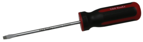 4 x 100mm Slotted S2 Steel Screwdriver T&E Tools S74100