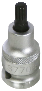 M8 Spline x 1/2"Drive Socket 55mm Long T&E Tools S7708