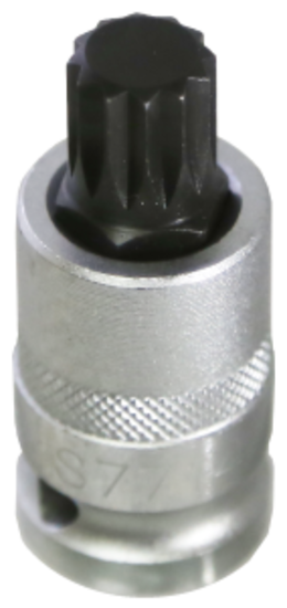 M14 Spline x 1/2"Drive Socket 55mm Long T&E Tools S7714