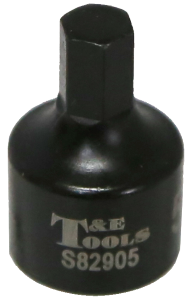 5mm x 1/4"Drive Stubby In-Hex Metric Impact Socket T&E Tools S82905