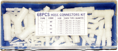 68Pc. Hose Connector Kit T&E Tools ST868