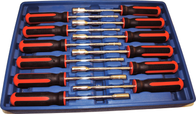 12Pc. Spintite Set 4 to 14mm 240mm Long T&E Tools ST922M
