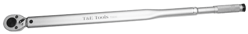3/4" Drive 600 Ft/lb Clicker Torque Wrench T&E Tools T0600LEFT