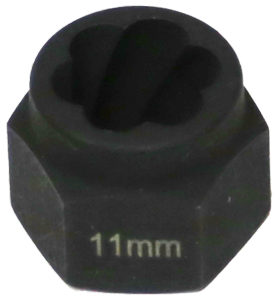 11mm Angular Spiral Twist Socket Hex Drive T&E Tools T1041