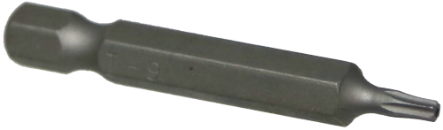 T9 1/4" Hex Tamper Torx Bit T&E Tools T3209