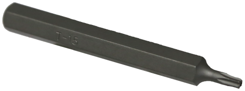 T15 Tamper Torx-r x 5/16" Hex Bit 75mm long T&E Tools T3315
