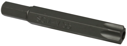 T55 Tamper Torx-r x 5/16" Hex Bit 75mm long T&E Tools T3355