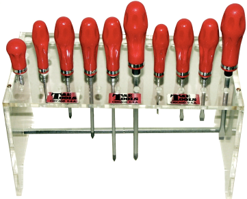 40 Piece Screwdriver Display Stand T&E Tools T4000