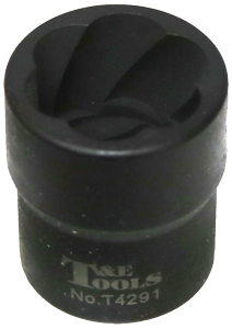 21mm x 1/2" Square Impact Twist Socket T&E Tools T4291