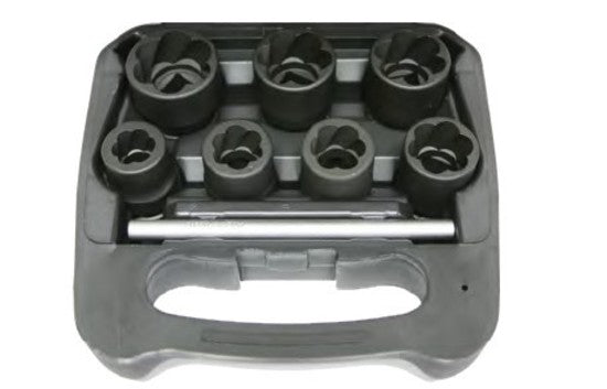 8 Piece 3/4" Drive Impact Twist Sockets T&E Tools T4507