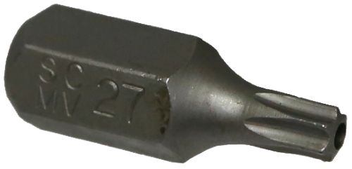 T27 Tamper Torx-r x 10mm Hex Bit 30mm T&E Tools T5227