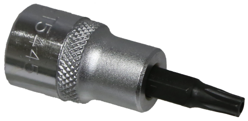 T27 x 3/8"Drive Tamper Torx Socket 50mm long T&E Tools T5445