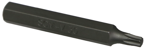 T30 Torx-r x 10mm Hex Bit (75mm) T&E Tools T5530