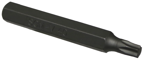 T40 Torx-r x 10mm Hex Bit (75mm) T&E Tools T5540