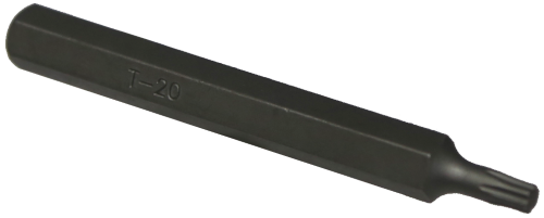 T20 Torx-Plus Impact Bit 5/16" Hex 75mm long T&E Tools T5782