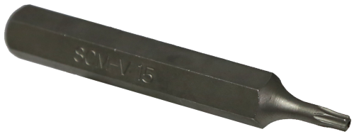T15 Tamper Torx 10mm Hex x 75mm Long T&E Tools T5815