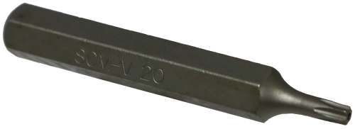 T20 Tamper Torx 10mm Hex x 75mm Long T&E Tools T5820