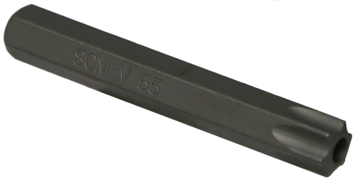 T55 Tamper Torx 10mm Hex x 75mm Long T&E Tools T5855