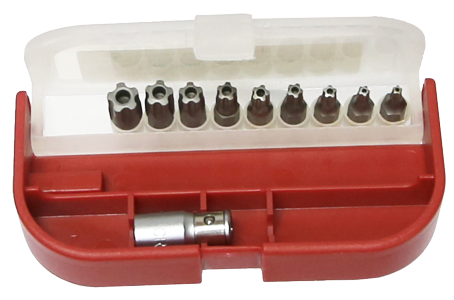 10 Piece 5 Point Tamper Torx-Plus Bits T&E Tools T5900