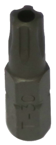 T30 x 1/4"Hex Five Point Tamper Torx Bit 25mm long T&E Tools T5930