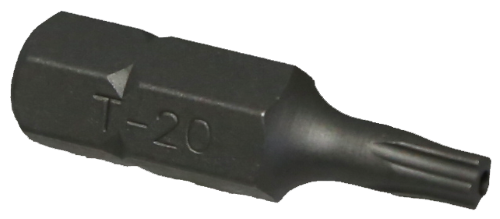 T20 Tamper Torx-Plus Impact Bit 5/16" Hex x 30mm long T&E Tools T6020