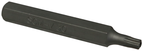 T30 5 Point Tamper Torx-Plus Impact Bit 10mm Hex x 75mm long T&E Tools