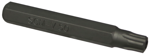 T50 5Pt.Tamper Torx-Plus Impact Bit 10mm Hex x 75mm long T&E Tools T6077