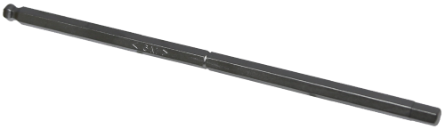6mm In-Hex & Ball In-Hex Double End 1/4" Hex Bit 175mm Long T&E Tools T6206