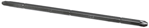 #3 Phillips & #3 Pozidriv Double End 1/4" Hex 175mm Long T&E Tools T6304