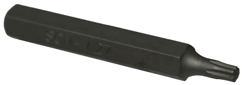 T27 Torx-Plus Impact Bit 10mm Hex x 75mm long T&E Tools T6327