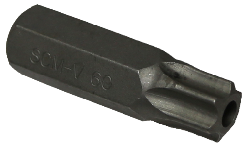 T60 Tamper Torx 14mm Hex x 50mm Long T&E Tools T6760