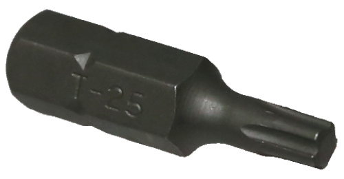 T25 5 Point Torx-Plus Insert Bit 5/16" Hex x 32mm Length T&E Tools T79125