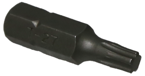 T27 5 Point Torx-Plus Insert Bit 5/16" Hex x 32mm Length T&E Tools T79127