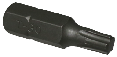 T30 5 Point Torx-Plus Insert Bit 5/16" Hex x 32mm Length T&E Tools T79130